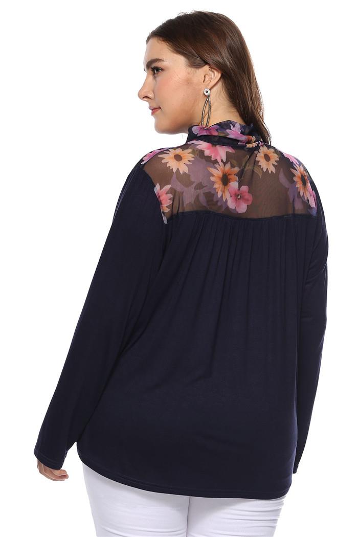back of women chiffon tops